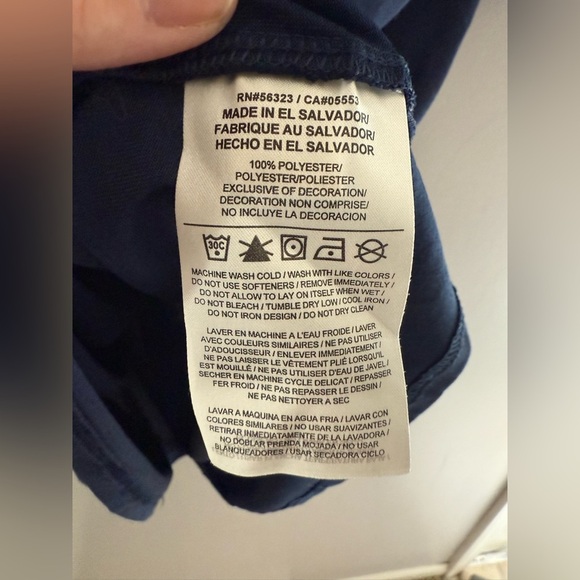 Nike Dri-Fit Phenom Basketball T Shirt Mens SZ L Navy Blue Short Sleeve Athletic - Picture 4 of 7